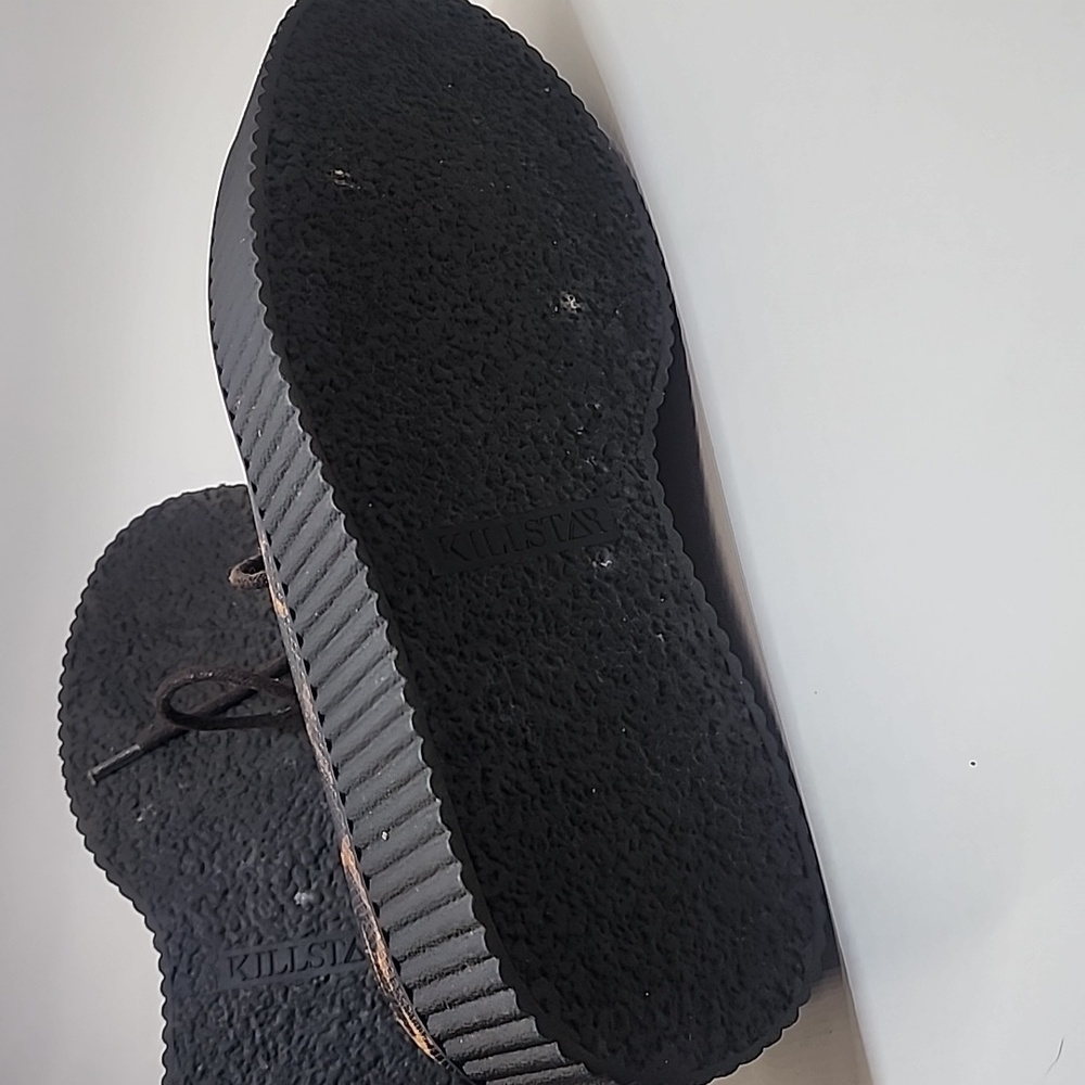 Killstar Leopard Creepers Platform Shoes Goth Punk Alt - Picture 9 of 11